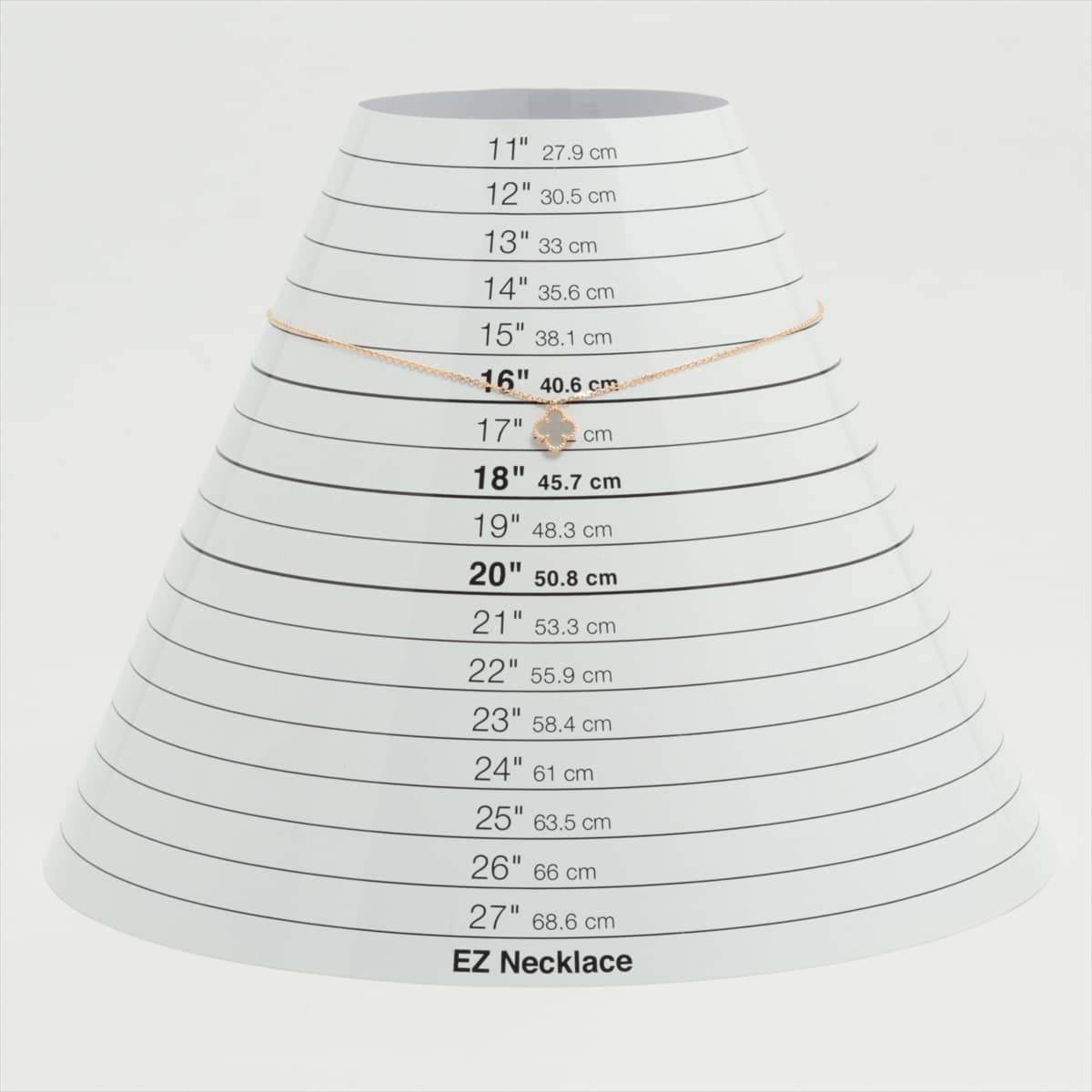 ヴァンクリーフ&アーペル スウィートアルハンブラ シェル ネックレス 750(YG) 2.8g