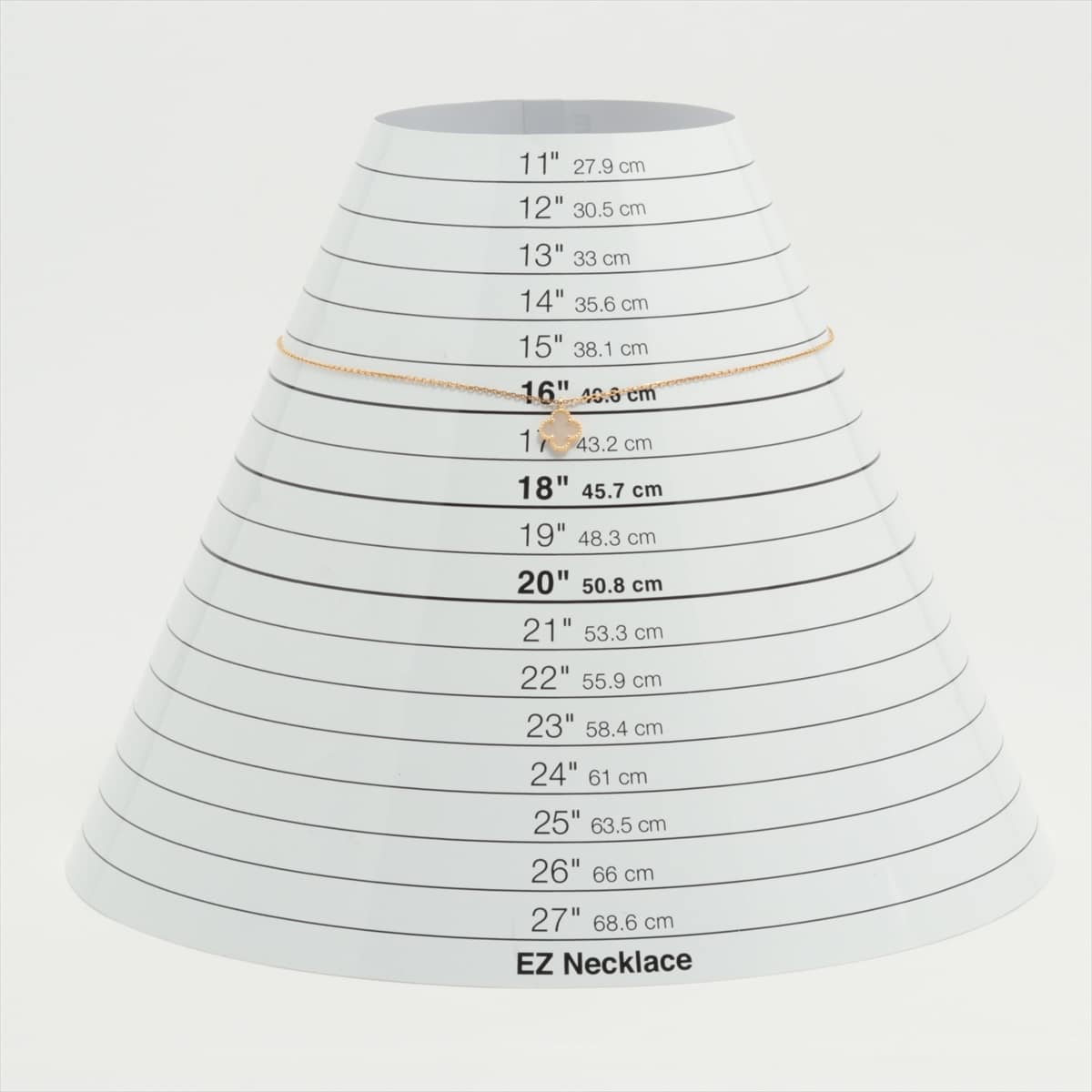 ヴァンクリーフ&アーペル スウィートアルハンブラ シェル ネックレス 750(YG) 2.7g