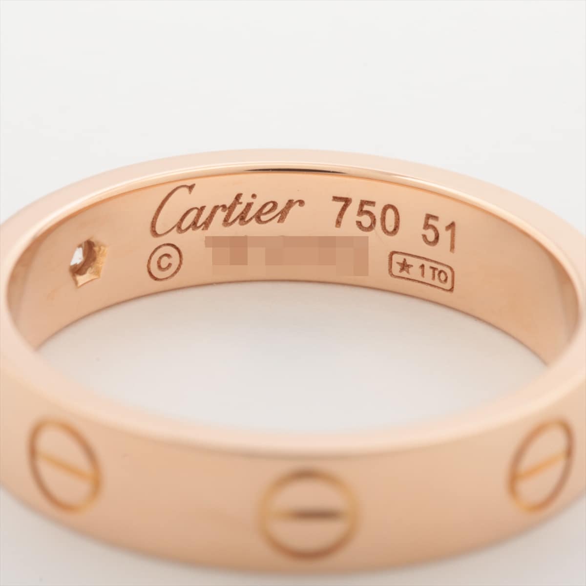 カルティエ Cartier ミニラブリング 750PG　#51
