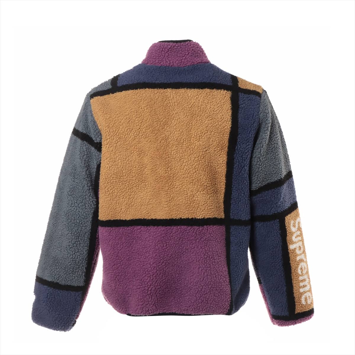 シュプリーム 20AW ポリエステル ジャケット S メンズ マルチカラー  リバーシブル Reversible Colorblocked Fleece Jacket