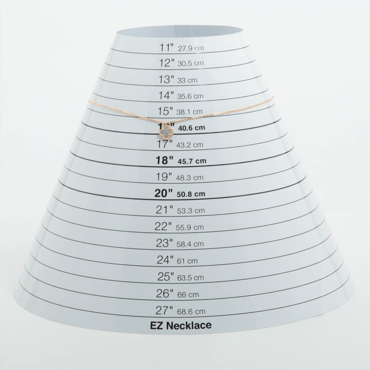 ヴァンクリーフ&アーペル スウィートアルハンブラ シェル ネックレス 750(YG) 2.9g