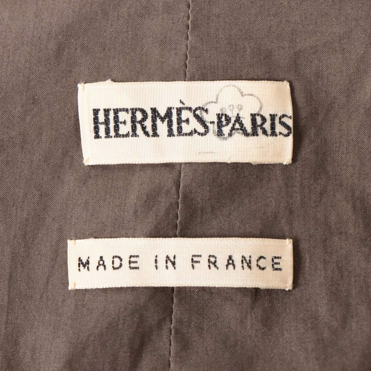 着丈79希少品    HERME'S-PARIS   マルジェラ期　コート　濃紺