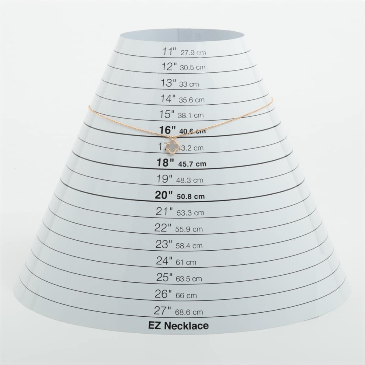 ヴァンクリーフ&アーペル スウィートアルハンブラ シェル ネックレス 750(YG) 2.7g