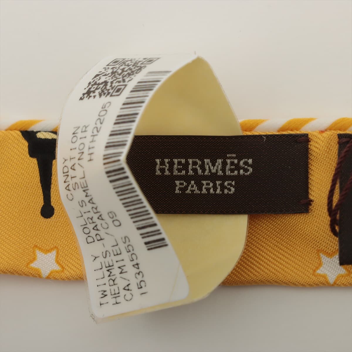 エルメス ツイリードール キャンディ Hermes paris station エルメス パリステーション スカーフ シルク イエロー