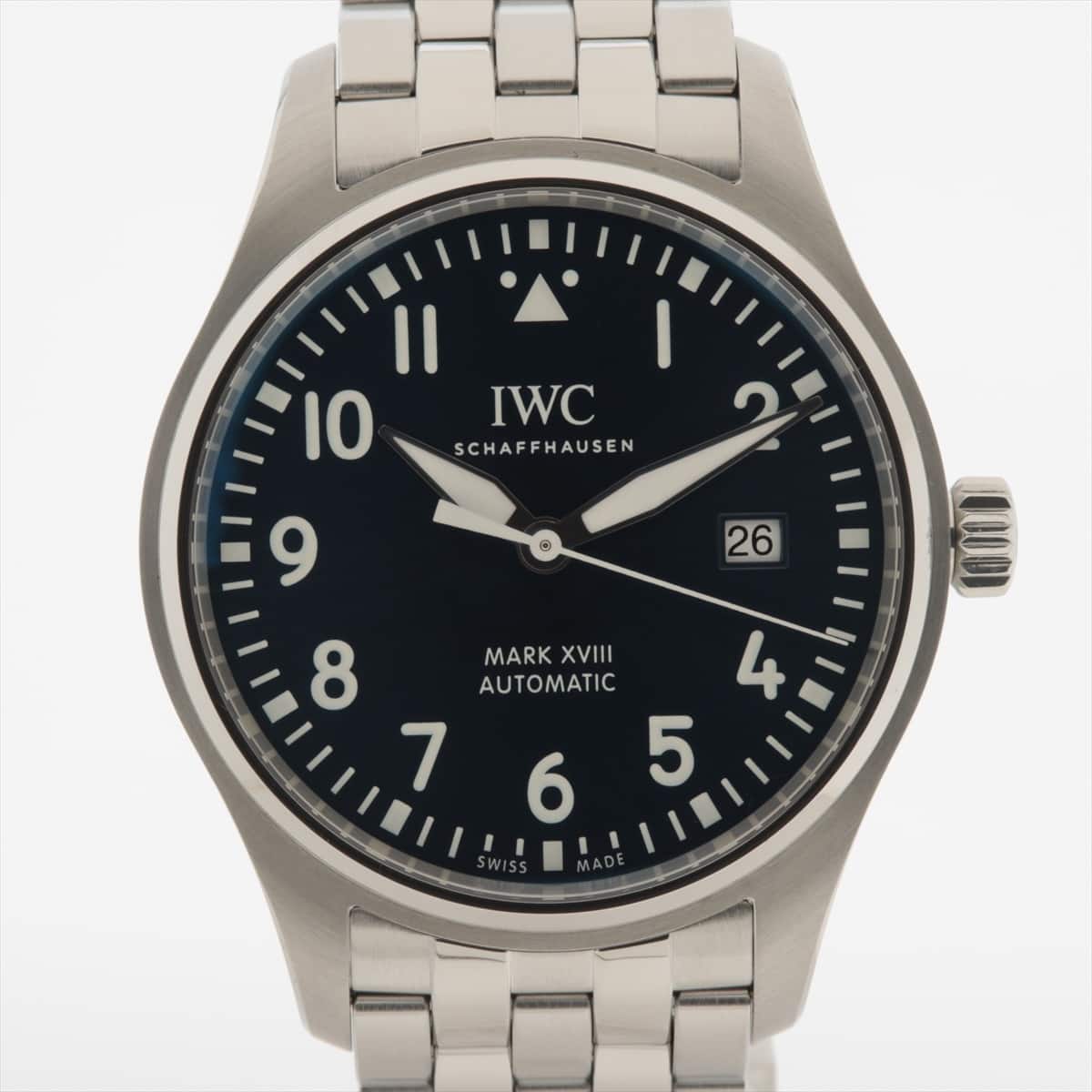 IWC パイロットウォッチ マークⅩⅧ IW327016 SS AT 青文字盤