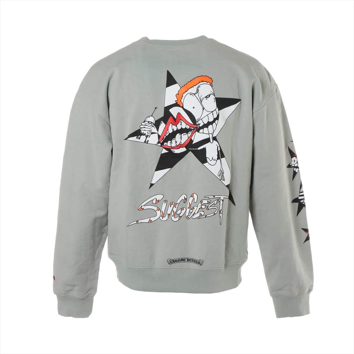 クロムハーツ マッティボーイ スウェット コットン L グレー PPO SUGGEST SPACE GRY SWTSHRT