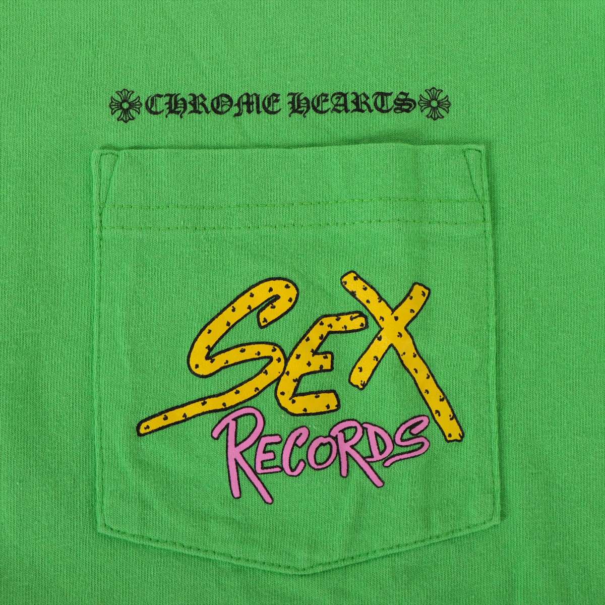 クロムハーツ マッティボーイ ロングTシャツ コットン XL グリーン SEX RECORDS｜a1742058｜中古ブランド品 ・ブランド古着通販｜ALLU（アリュー）