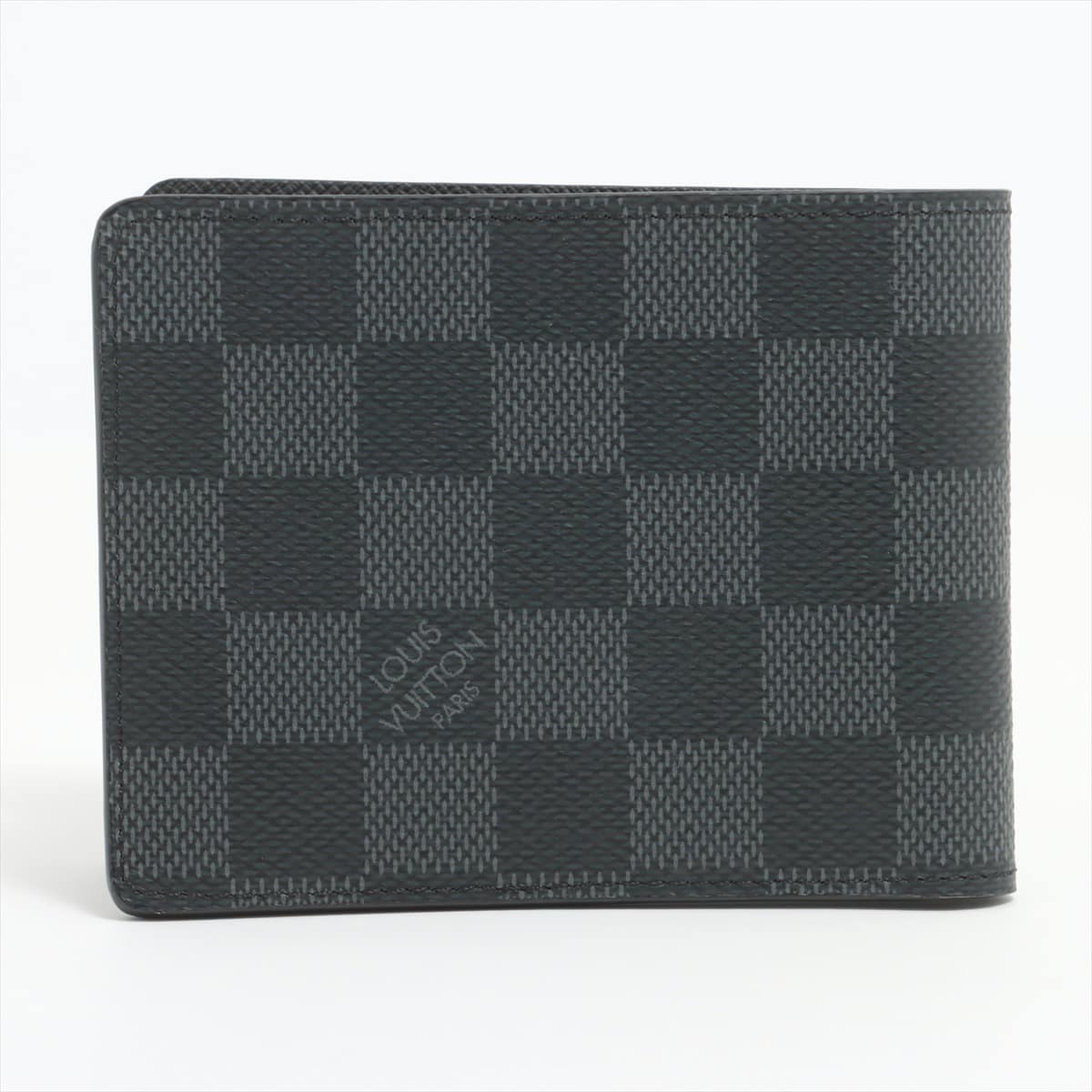 ルイヴィトン ダミエ･グラフィット ポルトフォイユ･スレンダー N63261 ブラック 二つ折り財布
