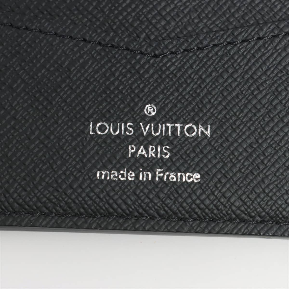 ルイヴィトン ダミエ･グラフィット ポルトフォイユ･スレンダー N63261 ブラック 二つ折り財布