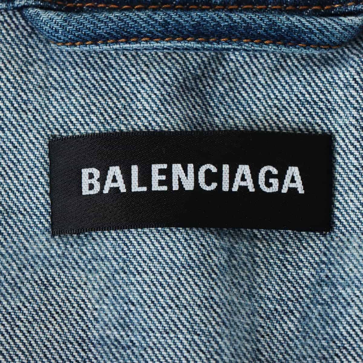 BALENCIAGA 17AW NAVY ロゴプリント バックパック　BLACK