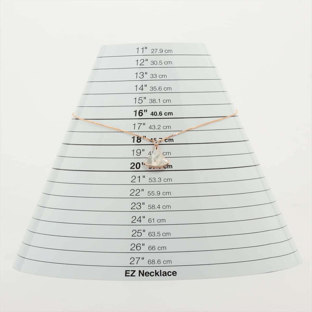 ブルガリ ディーヴァドリーム シェル ダイヤ ネックレス 750(YG) 5.7g