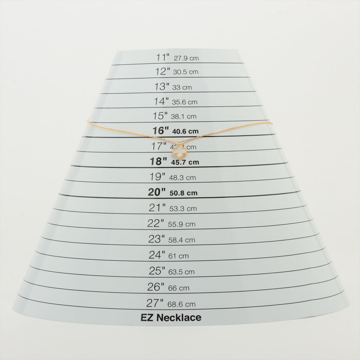 ヴァンクリーフ&アーペル スウィートアルハンブラ シェル ネックレス 750(YG) 2.8g シェルくもり