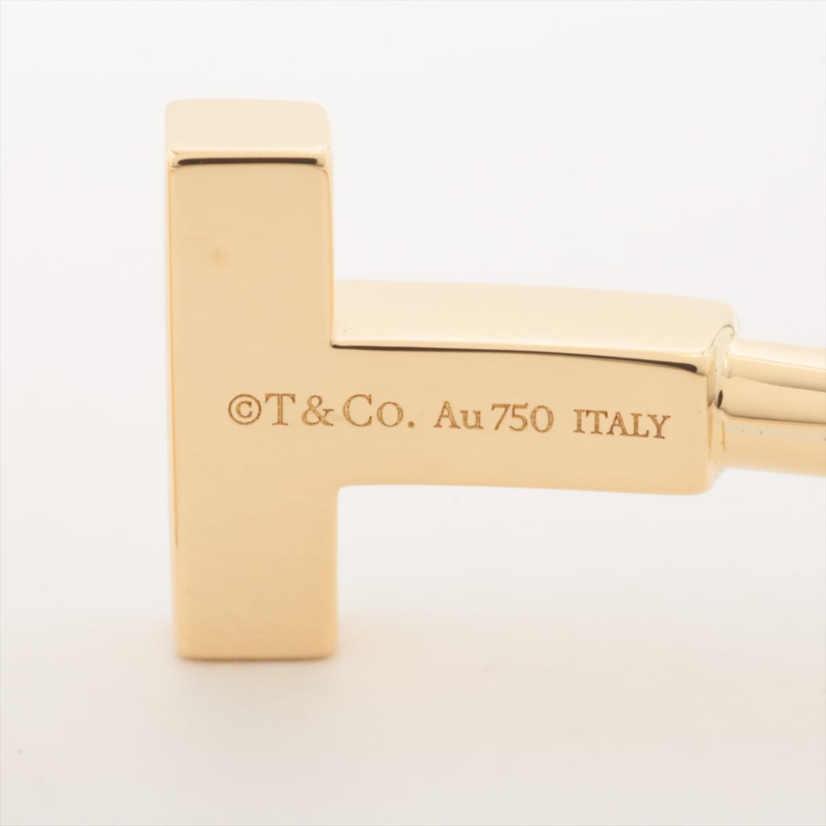 ティファニー Tワイヤー ダイヤ ブレスレット 750(YG) 8.2g