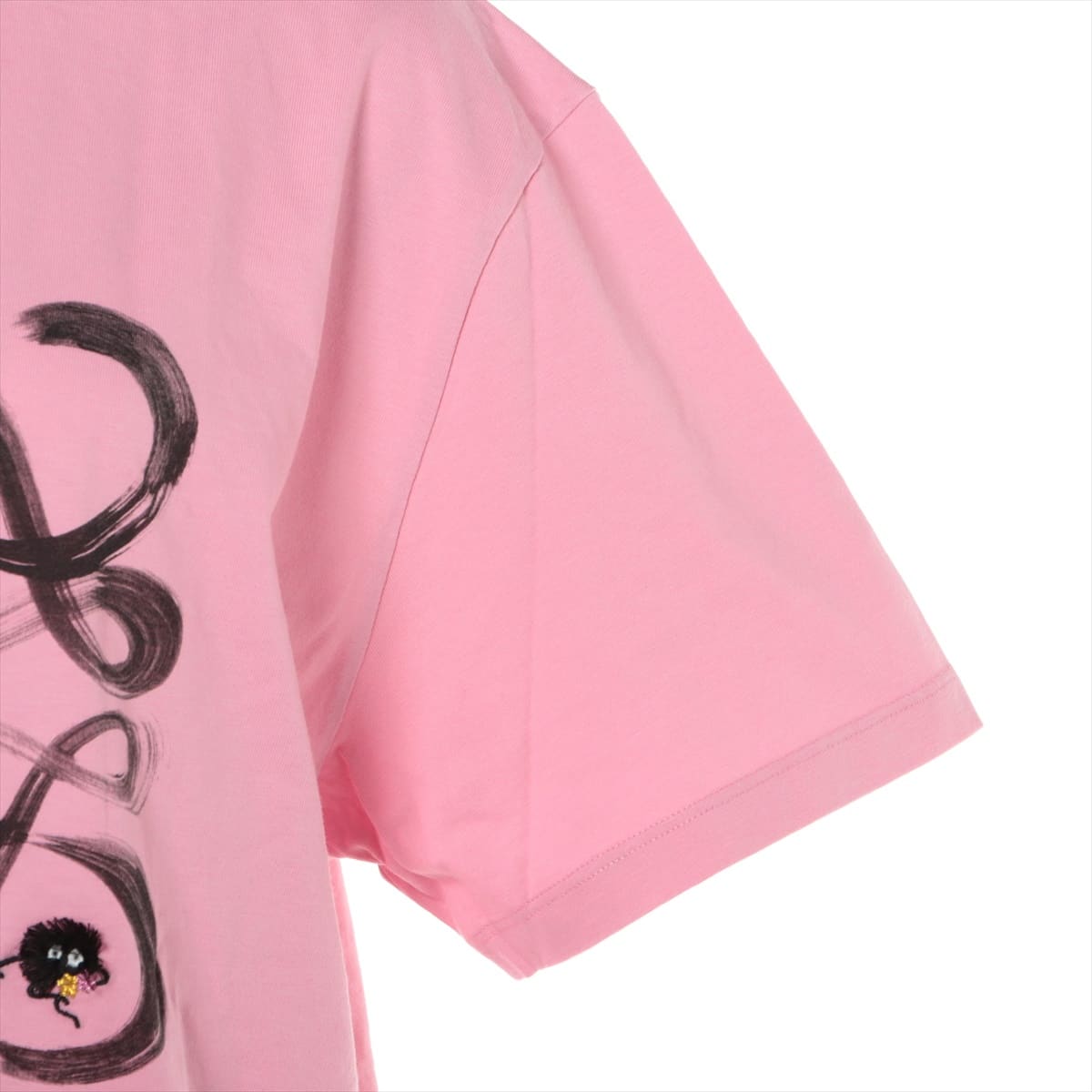 ロエベ×スタジオジブリ アナグラム 22SS コットン Tシャツ S ユニセックス ピンク  千と千尋の神隠しコラボ ススワタリ