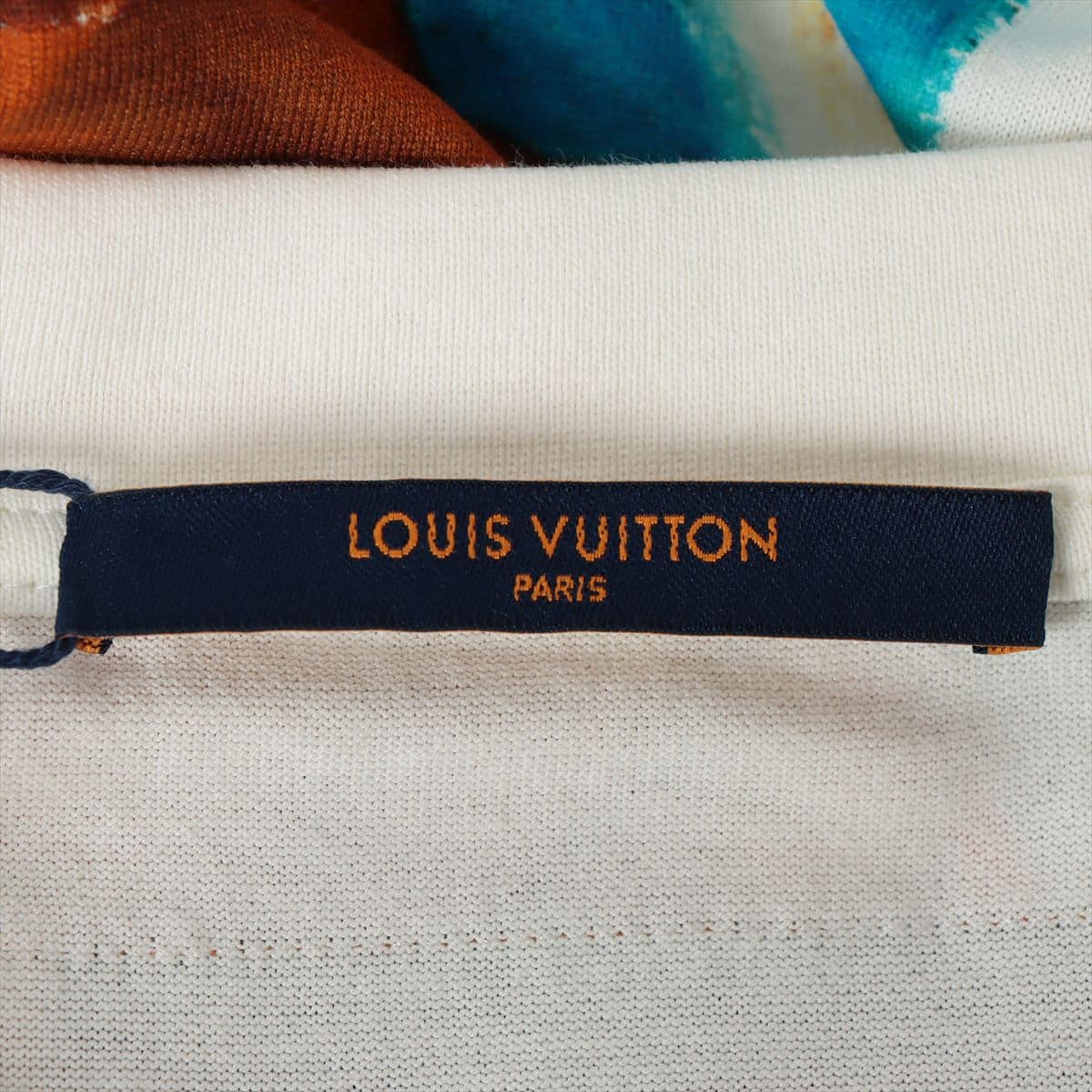 ルイヴィトン 21SS コットン Tシャツ XL メンズ ホワイト  RM211 LVフレンド