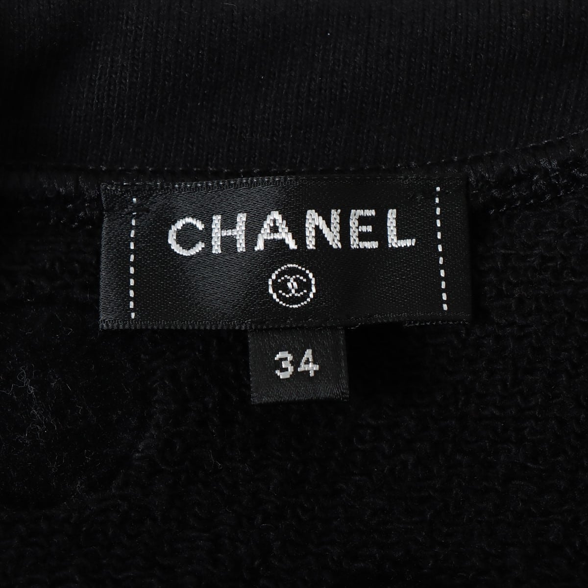CHANEL ワンピース 半袖 ココマーク Tシャツ ロゴ 黒 Aライン身幅約3945cm