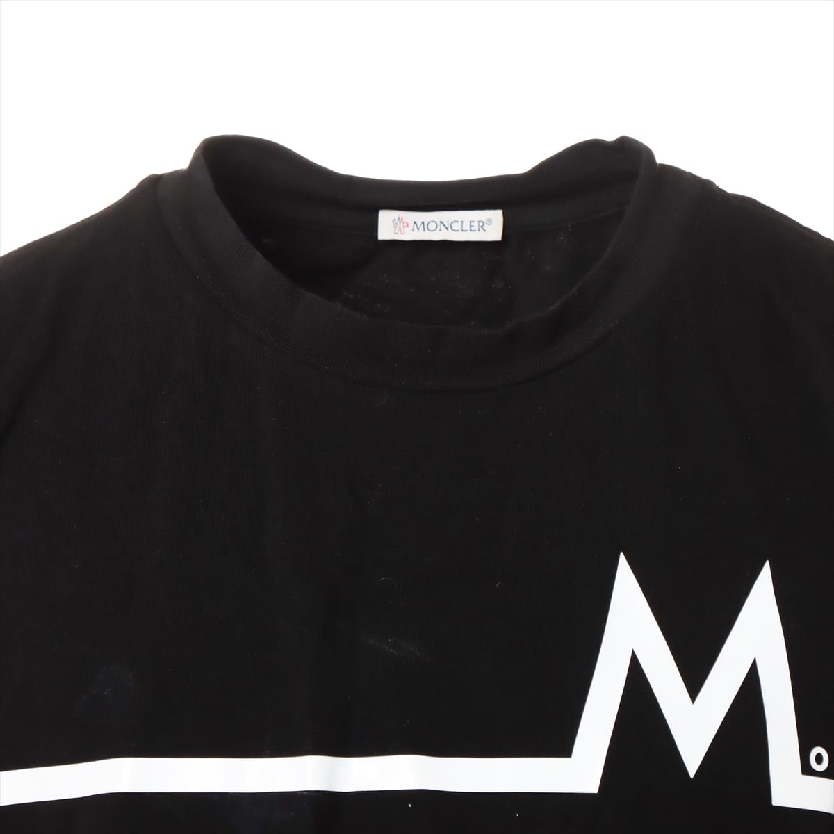 モンクレール 21年 コットン ロングTシャツ XL メンズ ブラック H20918D00003