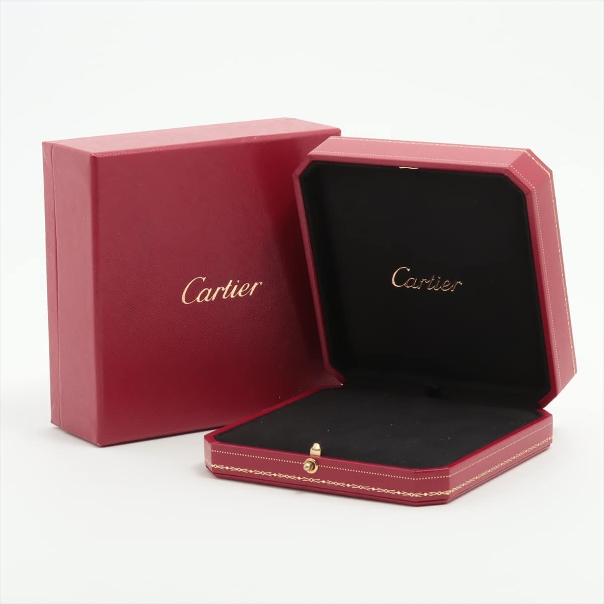 Cartierカルティエ2Cダイヤチャームネックレス750WG 美品