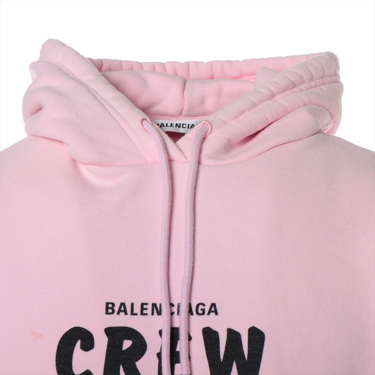 バレンシアガ 20AW コットン パーカー XS ユニセックス ピンク CREWロゴ  578135｜a1801851｜中古ブランド品・ブランド古着通販｜ALLU（アリュー）