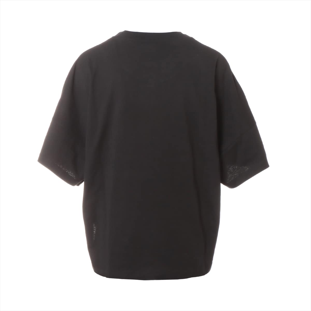 ロエベ アナグラム コットン Tシャツ XS レディース ブラック  クロップドオーバーサイズ刺繍 S359341XA4