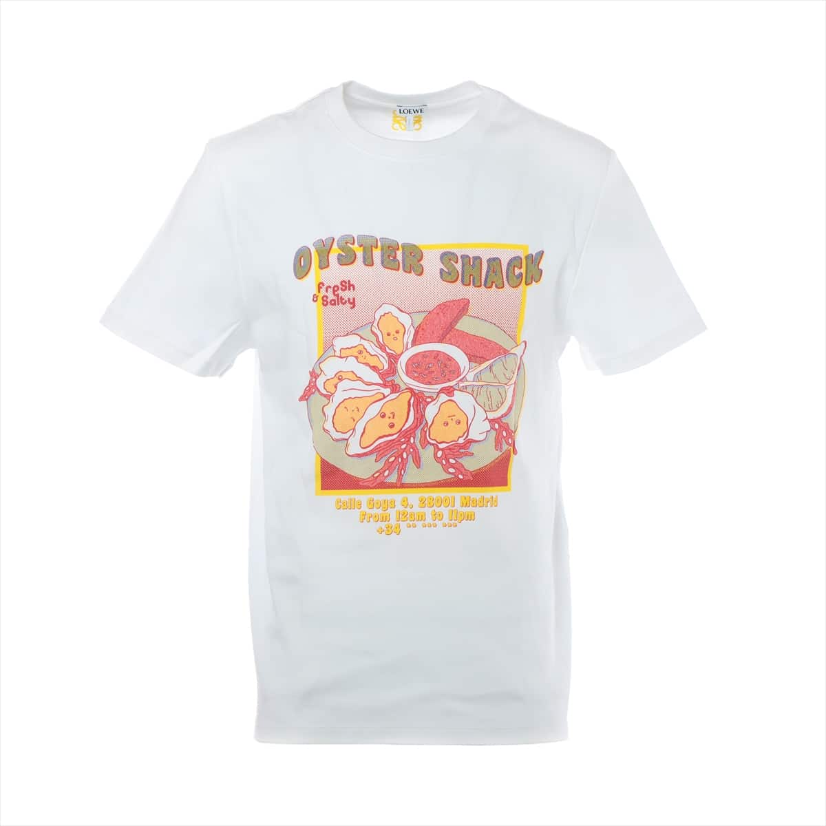 ロエベ アナグラム コットン×ポリエステル Tシャツ S メンズ ホワイト H526Y22X46  オイスター｜a1808607｜中古ブランド品・ブランド古着通販｜ALLU（アリュー）