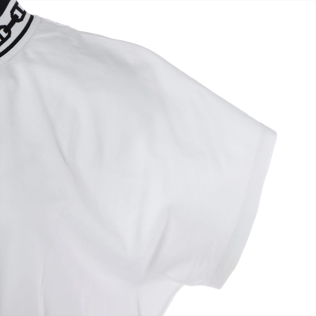 エルメス シェーヌダンクル コットン Tシャツ 42 レディース ブラック×ホワイト