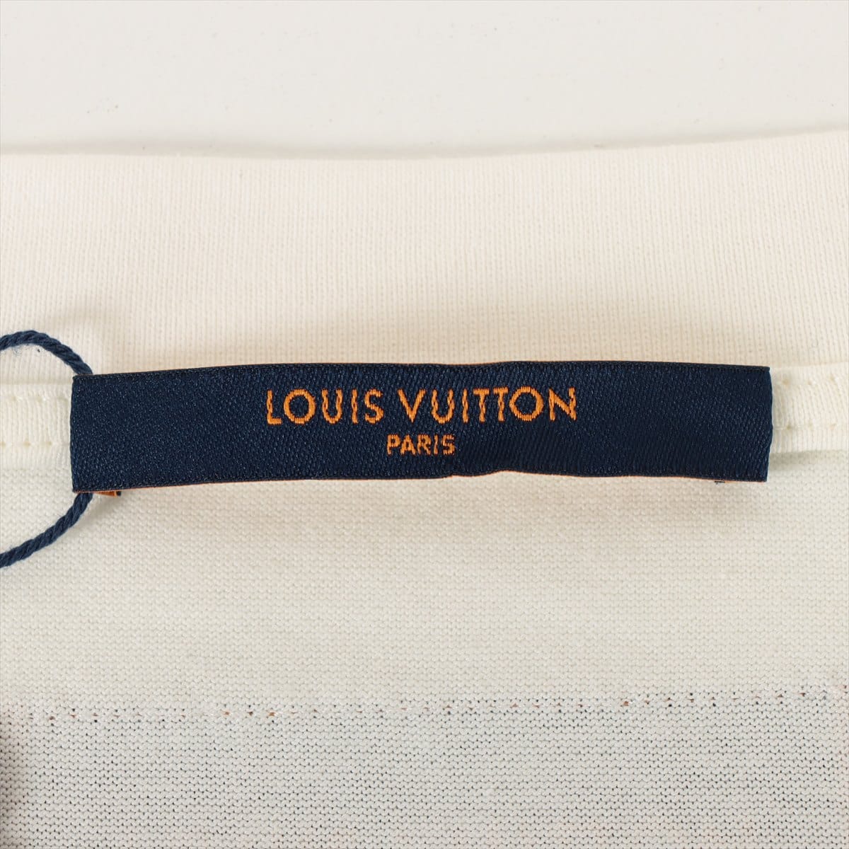 ルイヴィトン 21SS コットン Tシャツ XXL メンズ ホワイト  LVフレンドインサイドアウトラペル RM211