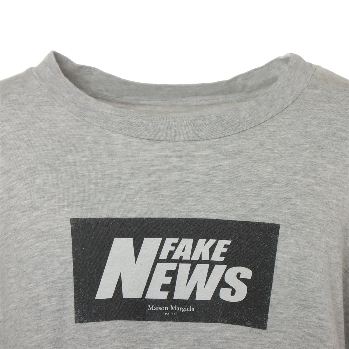 Maison Margiela 'Fake news’ ジャージー Tシャツメゾンマルジェラ