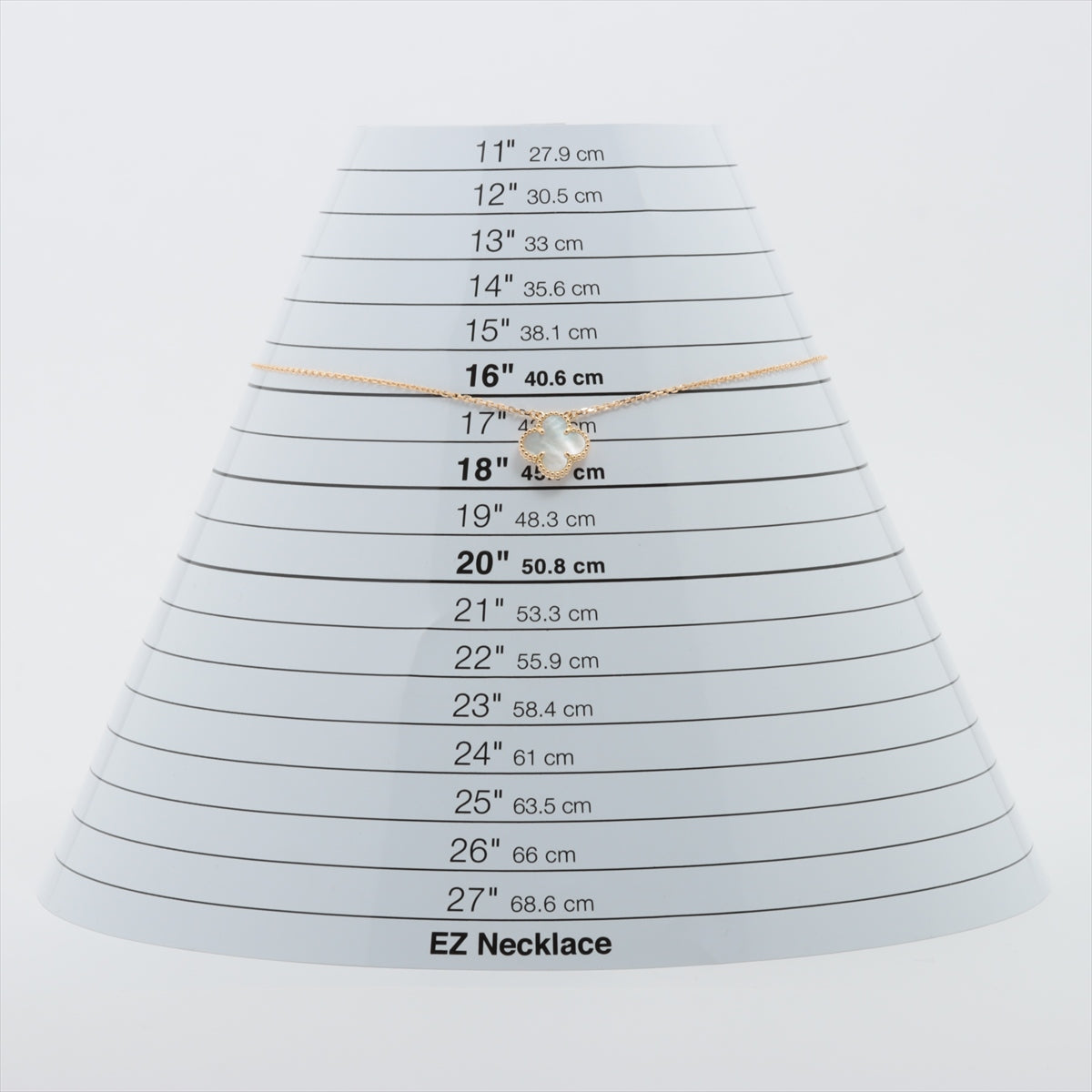 ヴァンクリーフ&アーペル ヴィンテージアルハンブラ シェル ネックレス 750(YG) 5.2g