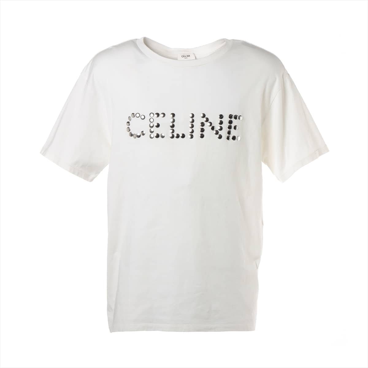 セリーヌセリーヌ コットン Tシャツ M ホワイト エディ期　美品