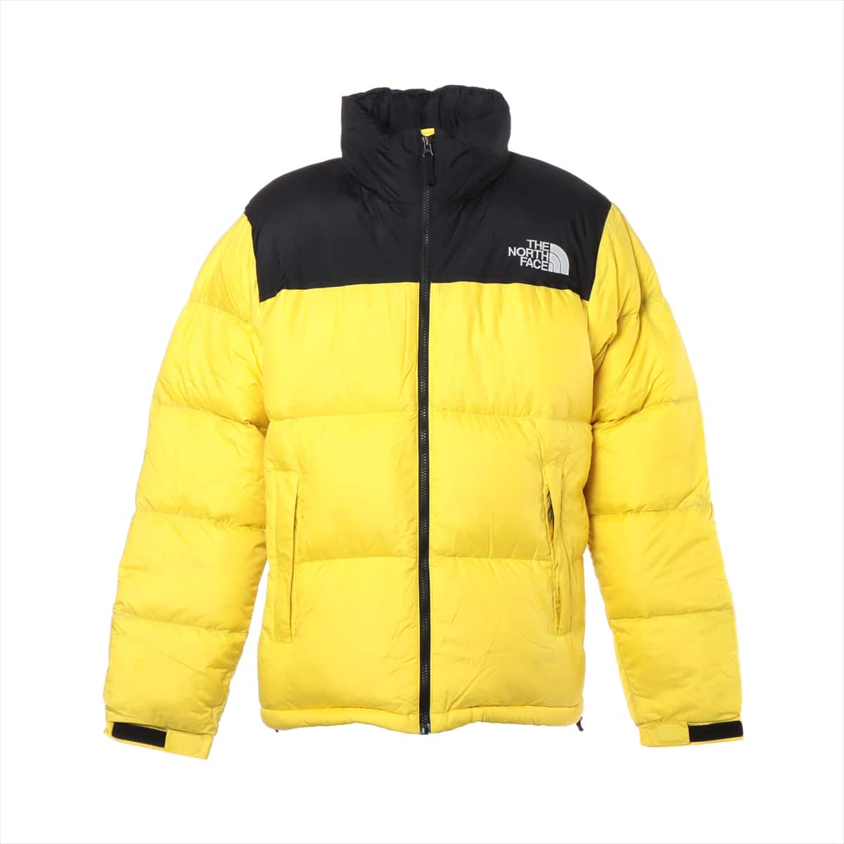 ノースフェイス ナイロン ダウンジャケット XL メンズ ブラック×イエロー  ND92234 Nuptse Jacket