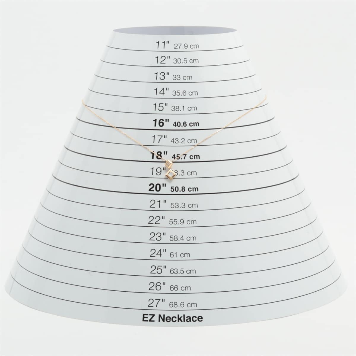 ヴァンドーム青山 ダイヤ シェル ネックレス K18(YG) 1.7g 数量限定品