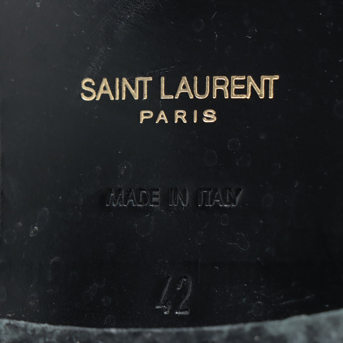 SAINT LAURENT PARIS パンツ（その他） 42(XS位) 黒ファスナー柄