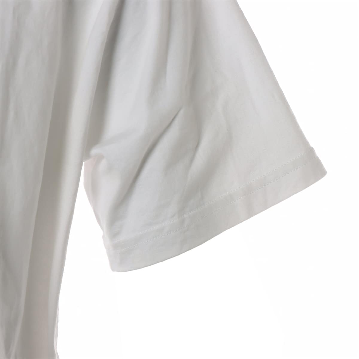バーバリー ティッシ期 コットン Tシャツ S メンズ ホワイト  8057529 ラベルアップリケ