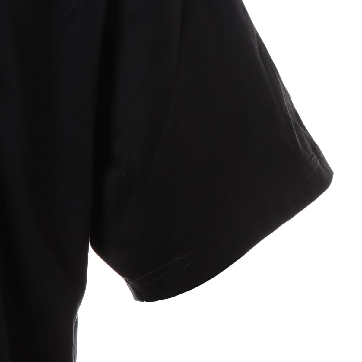 バーバリー ティッシ期 コットン Tシャツ M メンズ ブラック  8017484 TBロゴ