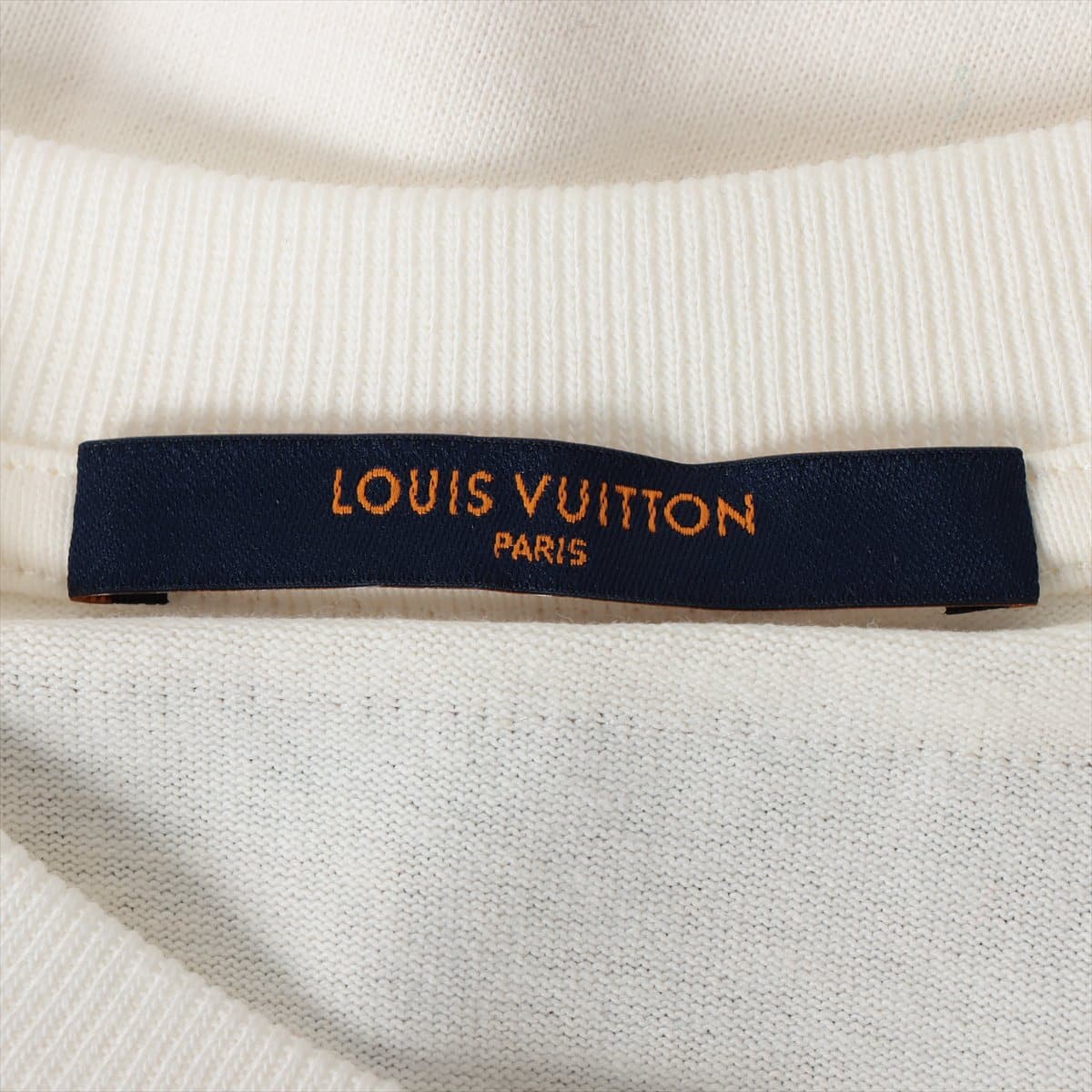 ルイヴィトン 22AW コットン Tシャツ XS メンズ ホワイト  RM222 フラワータペストリープリント インサイドアウト