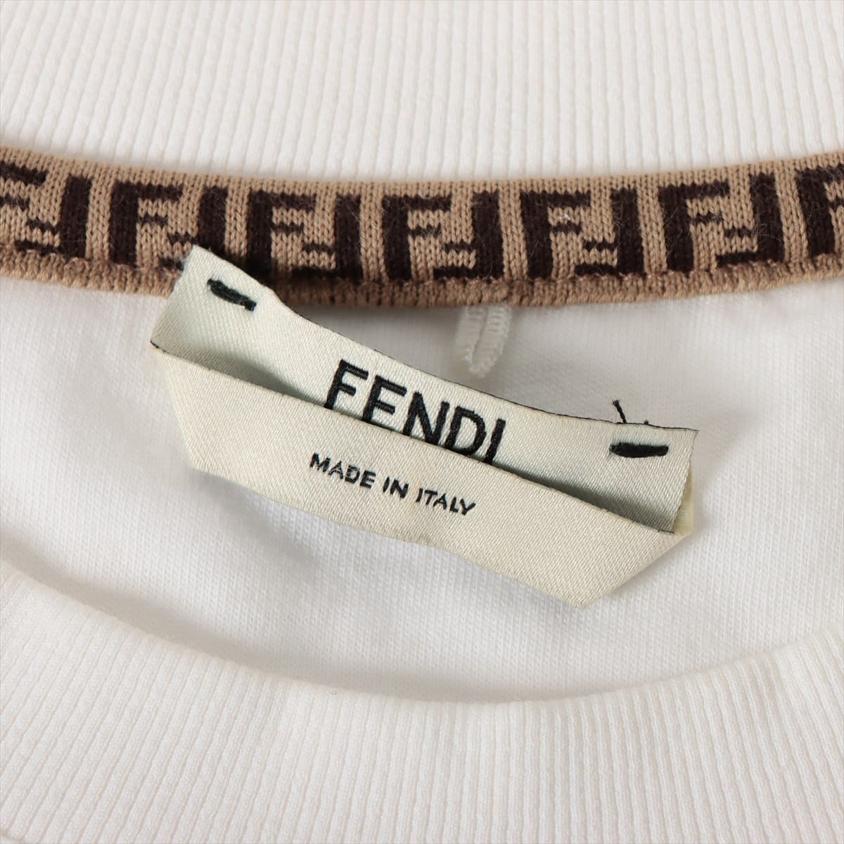 FENDI Tシャツ SILK LABEL JERSEY XL