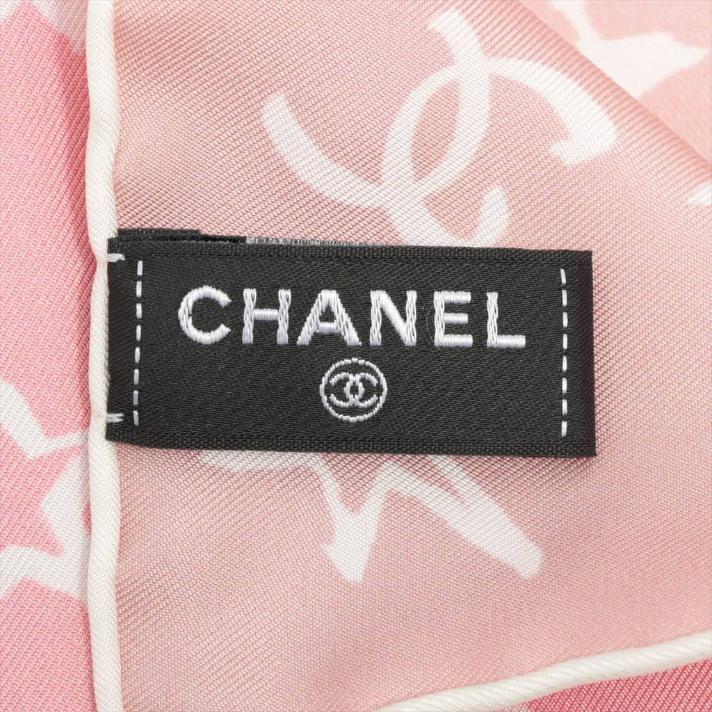 □CHANEL シャネル スカーフ sophistical PARIS ピンク - バンダナ 