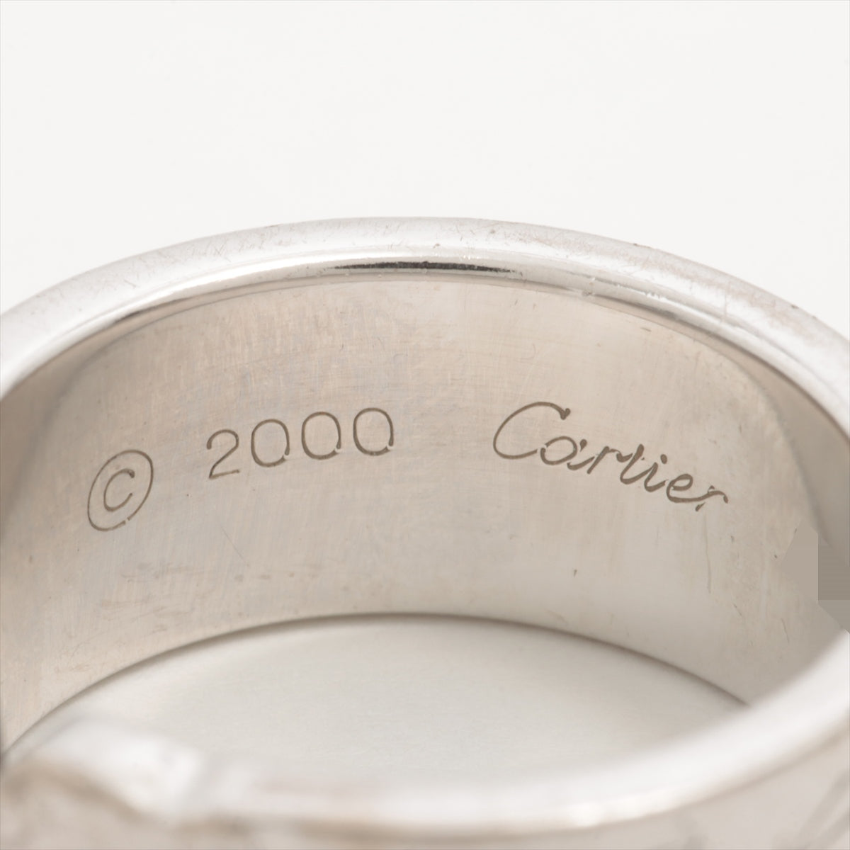 カルティエ Cartier 2Cリング 2000年クリスマス限定 #52 750WG ...
