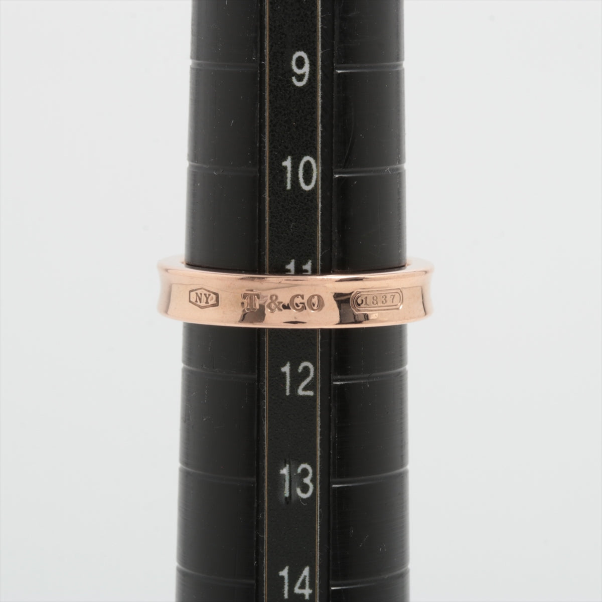 ティファニー 1837 ナロー リング メタル 4.3g ローズゴールド