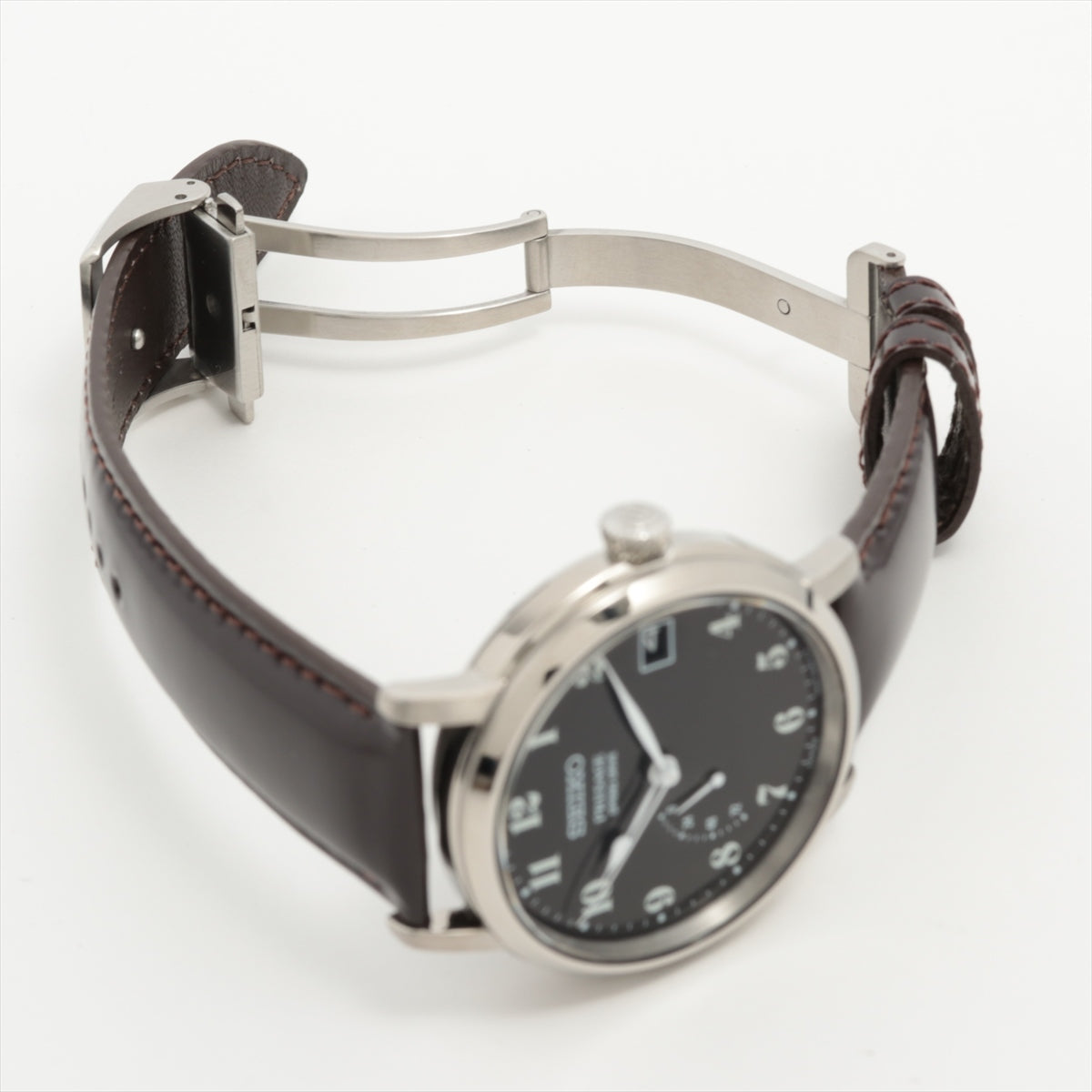 セイコー SEIKO プレザージュ SARR003 SEIKO WATCH SALON 限定モデル  5R65-0AP0 琺瑯 SS/純正バックル・レザーストラップ 自動巻き メンズ 腕時計