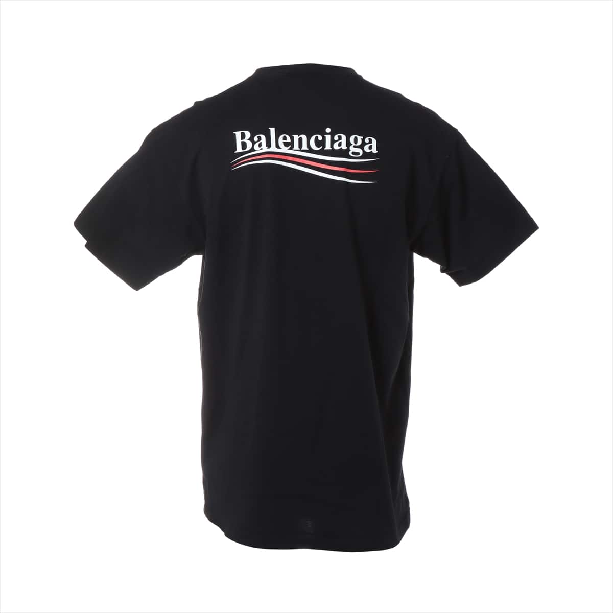 バレンシアガ 18年 コットン Tシャツ XS メンズ ブラック 556150