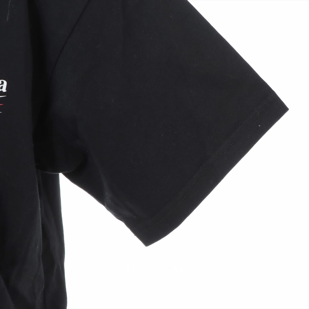 バレンシアガ 18年 コットン Tシャツ XS メンズ ブラック  556150 ポリティカルキャンペーンロゴ