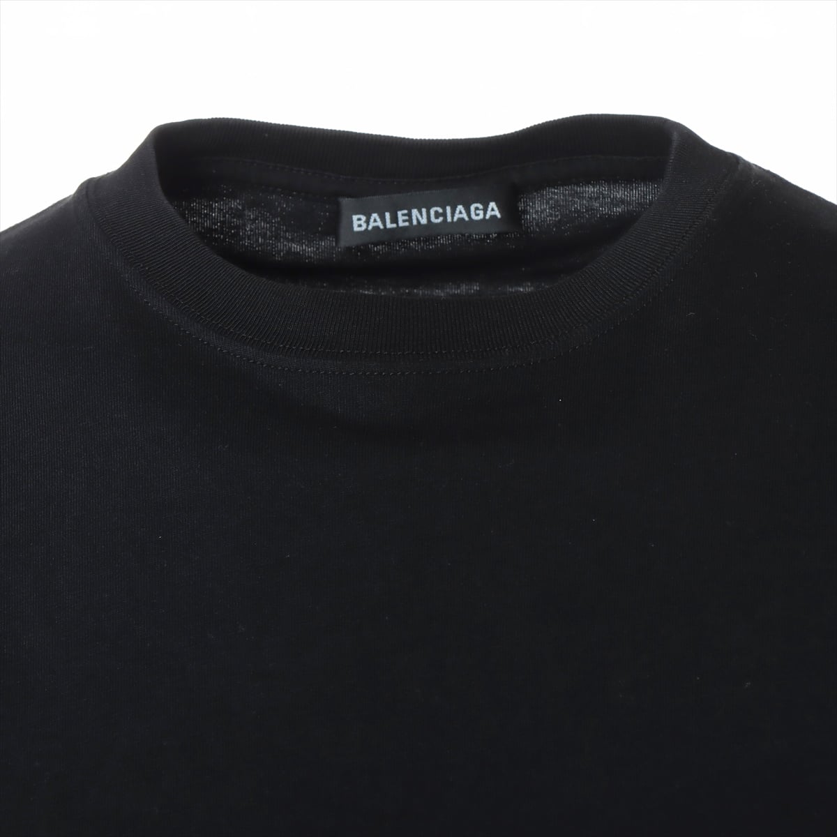 バレンシアガ 18年 コットン Tシャツ XS メンズ ブラック 556150