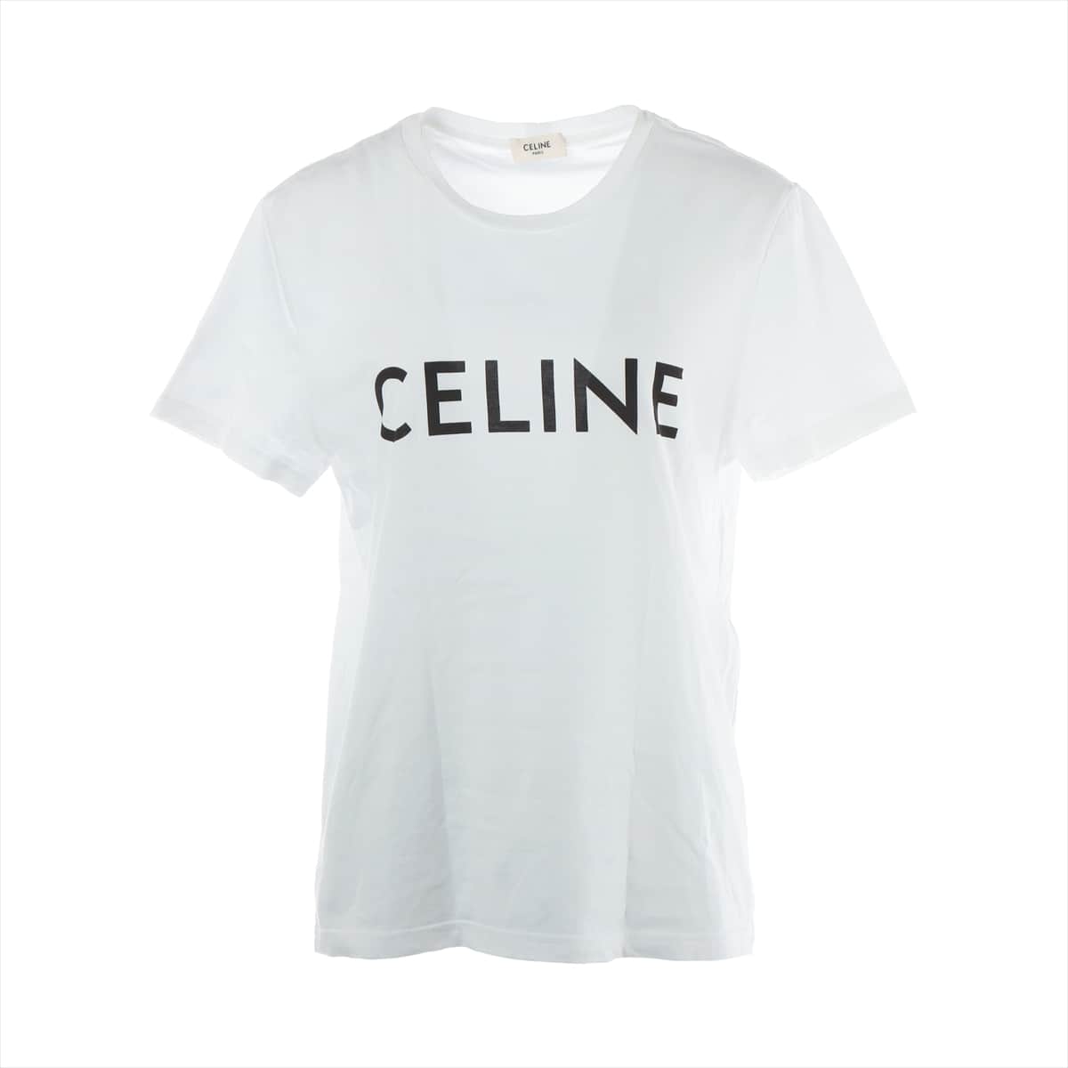 セリーヌ エディ期 コットン Tシャツ M レディース ホワイト 2X308916G