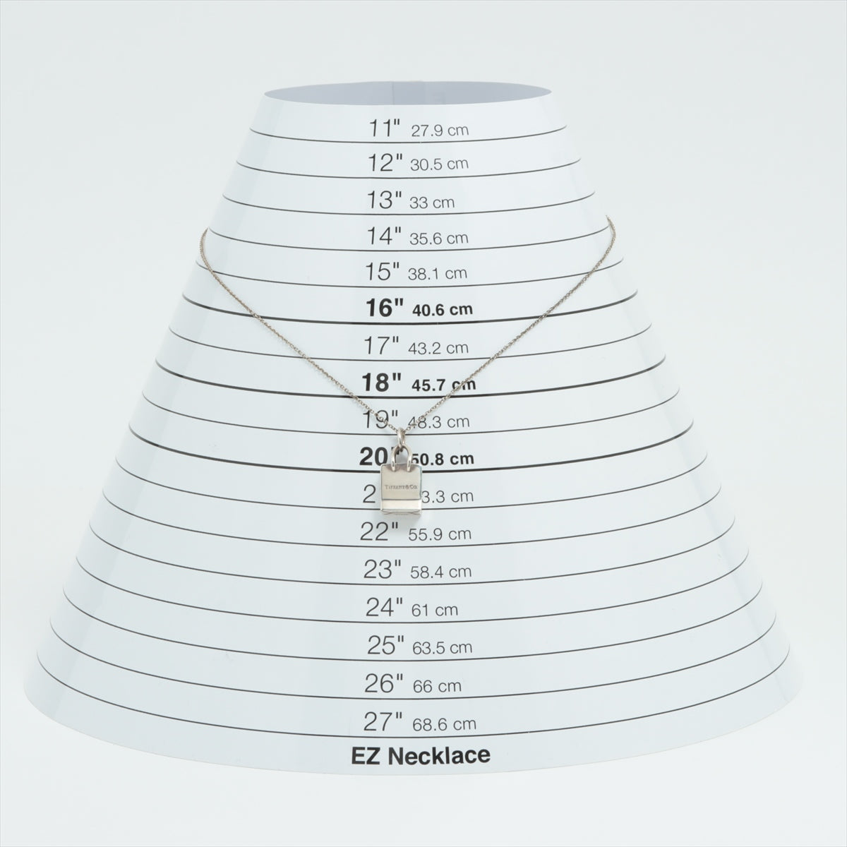 ティファニー サックショッピング ネックレス 925 4.3g シルバー