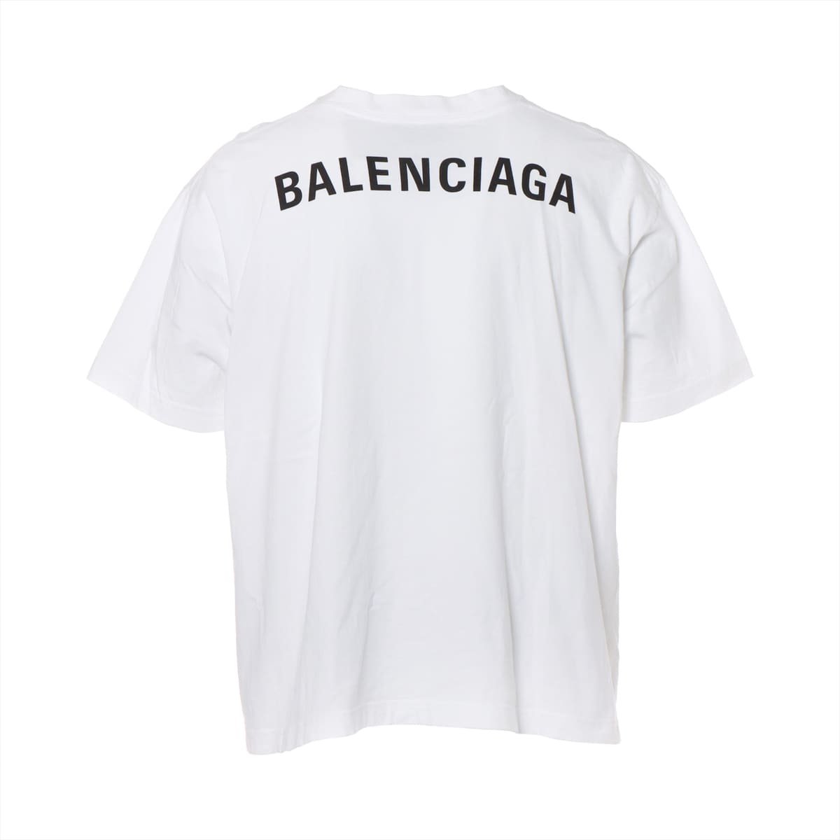 バレンシアガ 18年 コットン Tシャツ S メンズ ホワイト 578124 バック