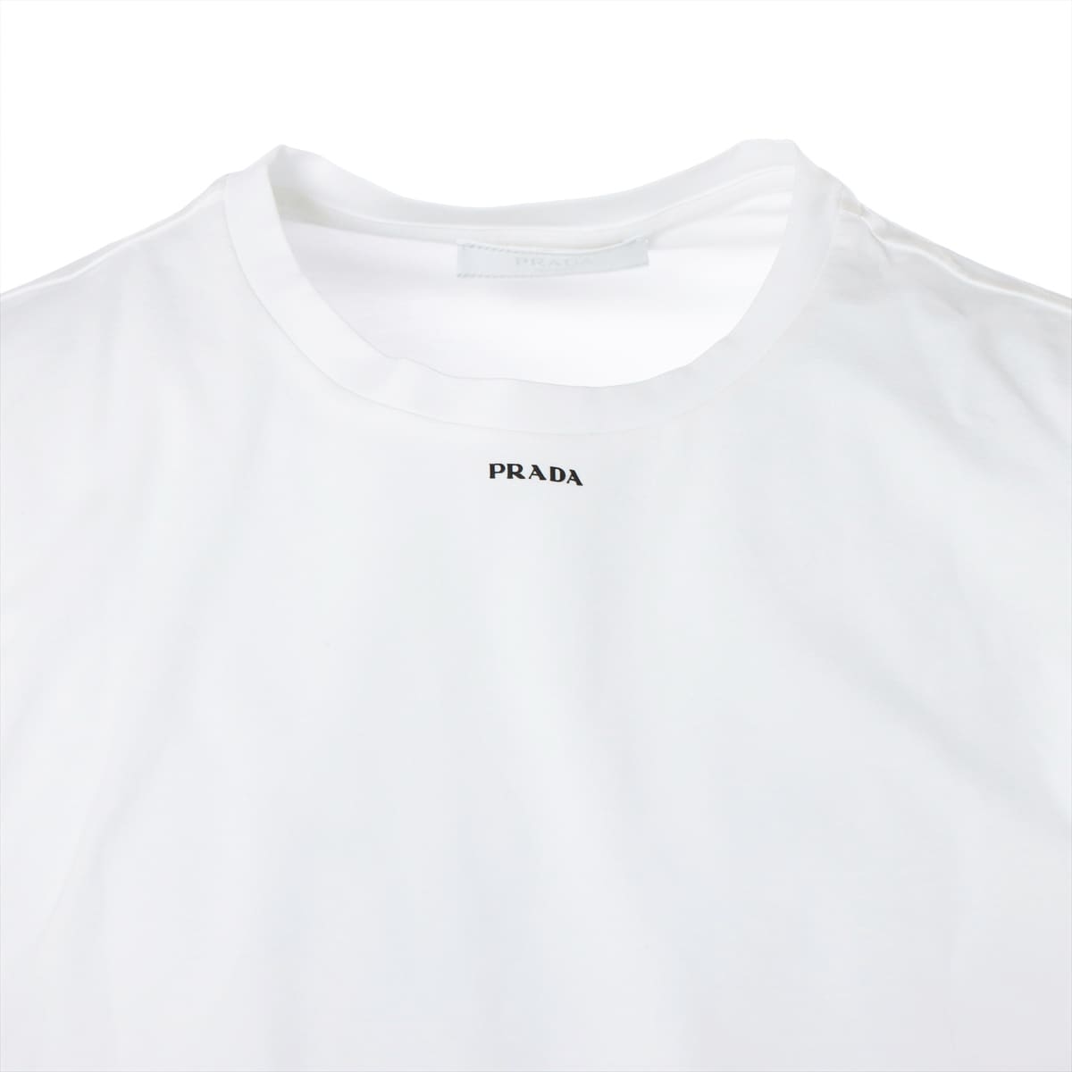 プラダ 23SS コットン Tシャツ S メンズ ホワイト
