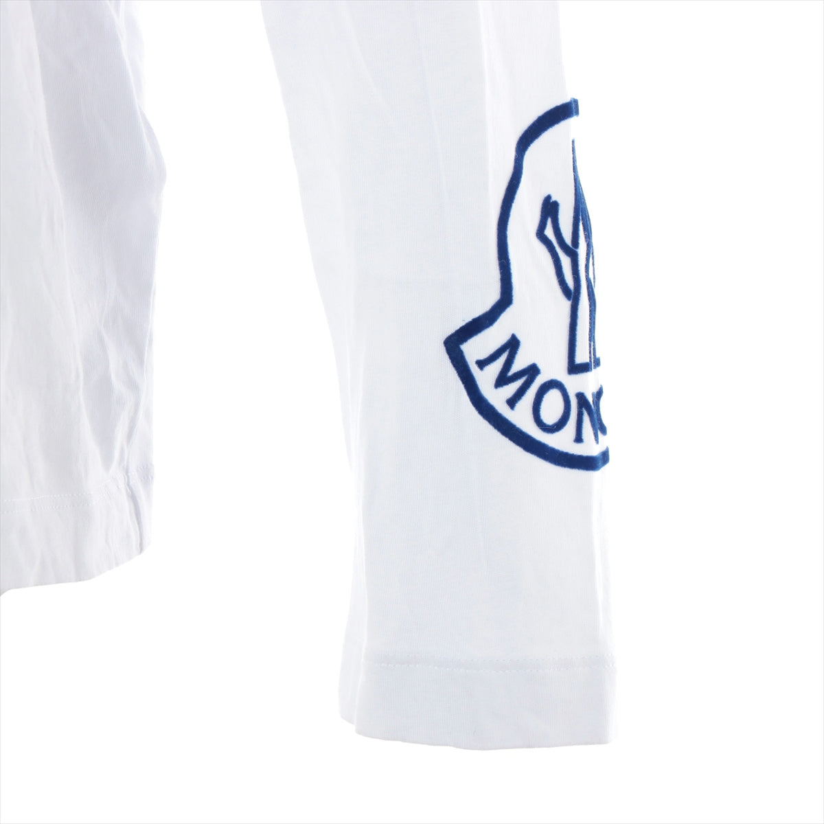 モンクレール 21年 コットン ロングTシャツ XL メンズ ホワイト ロゴ ...