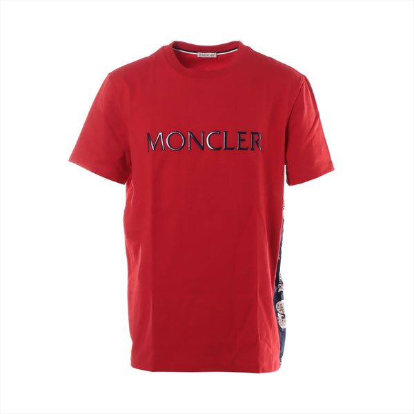モンクレール 17年 コットン Tシャツ XL メンズ レッド D10918026250
